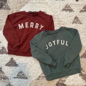 Christmas Sweatshirts. Little Co.